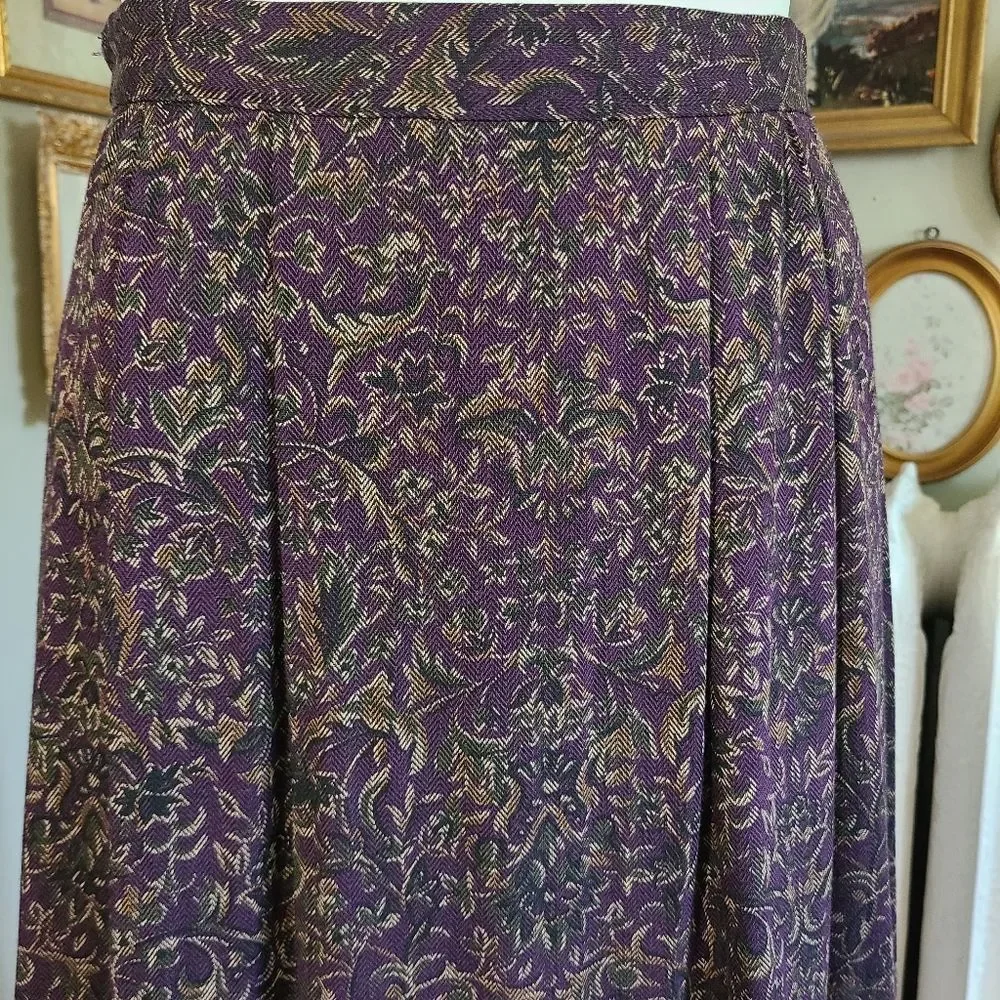 Vintage Purple Skirt - Picture 2 of 7